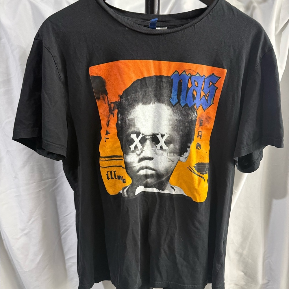 Nas H&M Tee Shirt Illmatic Album Cover Men's Size M